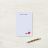 Dads om lijst te doen post-it® notes (Op bureau)