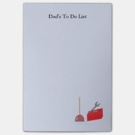 Dads om lijst te doen post-it® notes