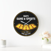 Dad's or Any Name Game & Sports Bar Black - Grote Klok (Huis)