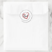 DADS - Papa Love Ronde Sticker (Tas)
