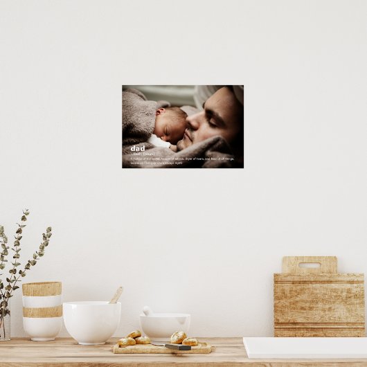 Dads Photo Poster (Keuken)