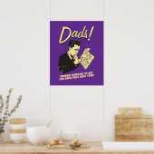 Dads: richting vragen weigeren poster (Keuken)