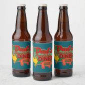 Dad's Roadside Diner Coasters Bier Etiket (Flessen)