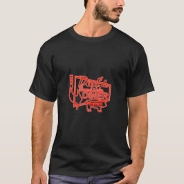 Dad's Roadside Diner Neon T-shirt