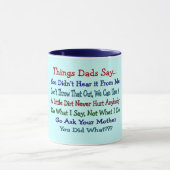 Dads say-Vaderdag cadeautjes Mok (Midden)