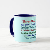 Dads say-Vaderdag cadeautjes Mok (Voorkant links)