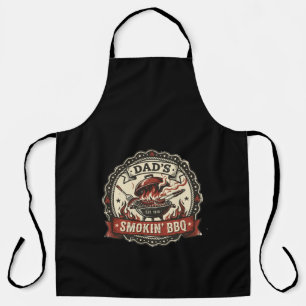 Dad's Smokin' BBQ Vintage Grill Schort