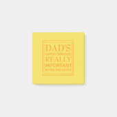 Dads Super Serious Stuff Post-it® Notes (Voorkant)