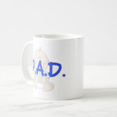 Dads tegen luiers koffiemok (Voorkant links)