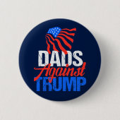 Dads tegen Trump Ronde Button 5,7 Cm (Voorkant)