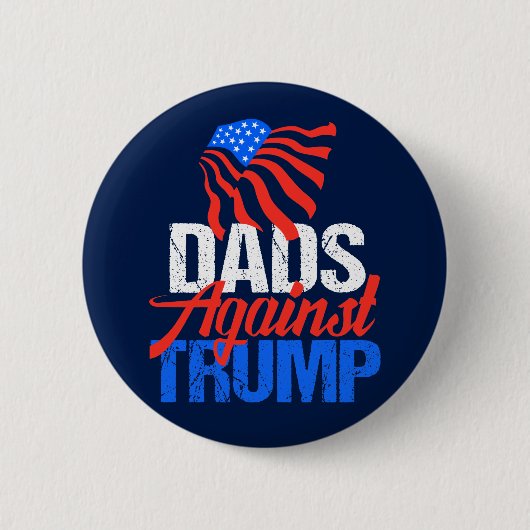 Dads tegen Trump Ronde Button 5,7 Cm (Voorkant)