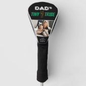 Dads Tiny Golf Tribe Custom Vaderdag Foto Golfheadcover (Voorkant)