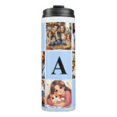 Dad's Tumbler: Familie, Liefde, Herinneringen Thermosbeker (Voorkant)