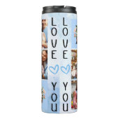 Dad's Tumbler: Familie, Liefde, Herinneringen Thermosbeker (Achterkant)