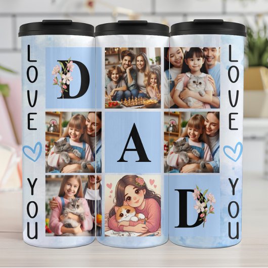 Dad's Tumbler: Familie, Liefde, Herinneringen Thermosbeker