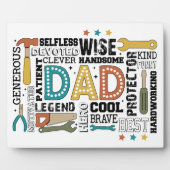 Dad's Ultimate Toolkit: gebouwd met liefde en krac Fotoplaat (Voorkant)