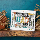 Dad's Ultimate Toolkit: gebouwd met liefde en krac Fotoplaat (Zijkant)