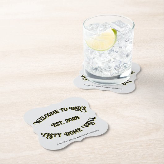 Dad's van RoseWrites Paper Onderzetter (Insitu)