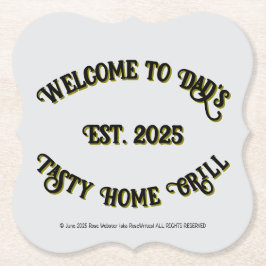 Dad's van RoseWrites Paper Onderzetter