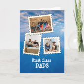 DADS voor eerste klasse Beste Dads LGBT, aangepast Kaart (Voorkant)
