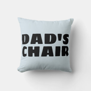 DAD'S VOORZITTER PILLOW, Funny Pillow voor papa Kussen