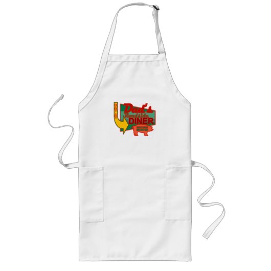 Dads Wegrestaurant Lang Schort (Voorkant)