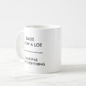 Dads weten veel dat Grandpas alles weet wat Mok is (Voorkant links)