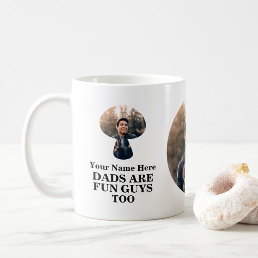 Dads zijn ook leuke jongens. koffiemok (Met donut)