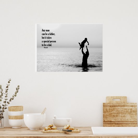 Dads zijn speciaal poster (Keuken)