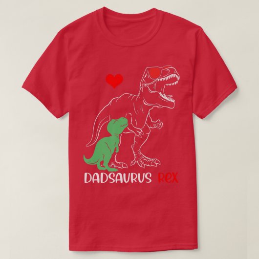 Dadsaurus Dad Re Autism Awareness Pap T-shirt (Design voorkant)