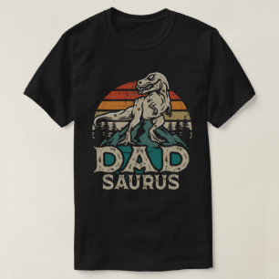 Dadsaurus Dinosaur Papa Dad Saurus Vaderdag T-shirt