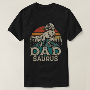 Dadsaurus Dinosaur Papa Dad Saurus Vaderdag T-shirt
