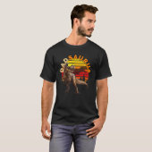 DADSAURUS Jurassic T Rex Dad Retro World D T-shirt (Voorkant volledig)
