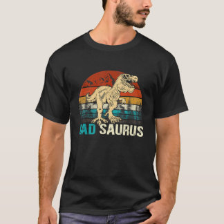 Dadsaurus T Rex Dinosaurus Grappige Pap Saurus Fam T-shirt