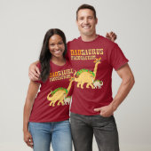 Dadsaurus Tacosaurus Papa Taco Lover Dinosaur T-shirt (Unisex)