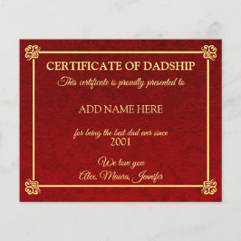 Dadship-certificaat