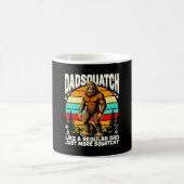 Dadsquatch als een gewone vader meer squatchy koffiemok (Center)
