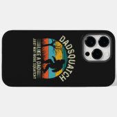 Dadsquatch als een vader veel meer gecompliceerd Case-Mate iPhone case (Achterkant (horizontaal))