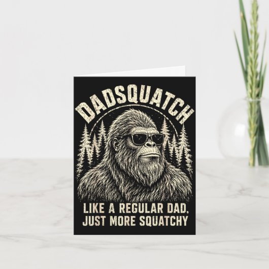 Dadsquatch bigfoot als een gewone vader meer kaart (Voorkant)