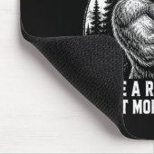 Dadsquatch bigfoot als een gewone vader vaderdag muismat (Hoek)