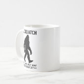 Dadsquatch Grappig Bigfoot Vaderdag Cadeau Koffiemok (Voorkant links)
