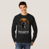 Dadsquatch Like A Grandpa Just Way More Squatchy V T-shirt (Voorkant volledig)