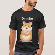 Dadster – Vaderdag Hamster T-shirt voor TinyFur