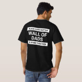 Dadswand waarmee we BLM aangepaste tekst samenstel T-shirt (Achterkant volledig)