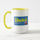 Dadvil Extreme Sterkte Grappige Vader Koffiemok Mok (Links)