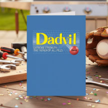 Dadvil Extreme Sterkte Grappige Vaderdagkaart