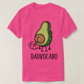 Dadvocado Funny Farting Avocado Dad Day T-shirt (Design voorkant)
