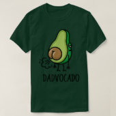 Dadvocado Funny Farting Avocado Dad Fathers Day T-shirt (Design voorkant)