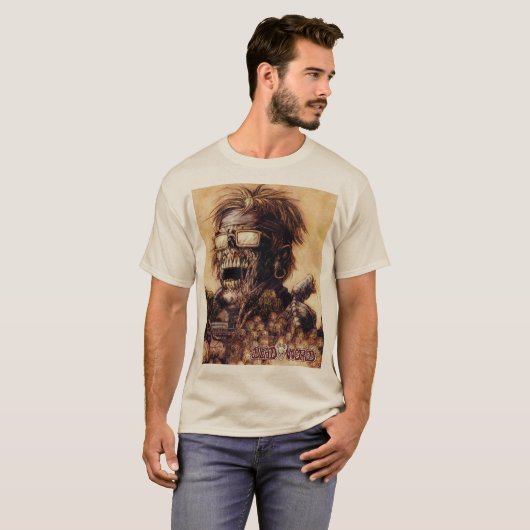 Dadworld Requiem Zombie klassiek design t-shirt (Voorkant volledig)