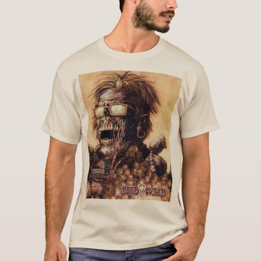 Dadworld Requiem Zombie klassiek design t-shirt (Voorkant)